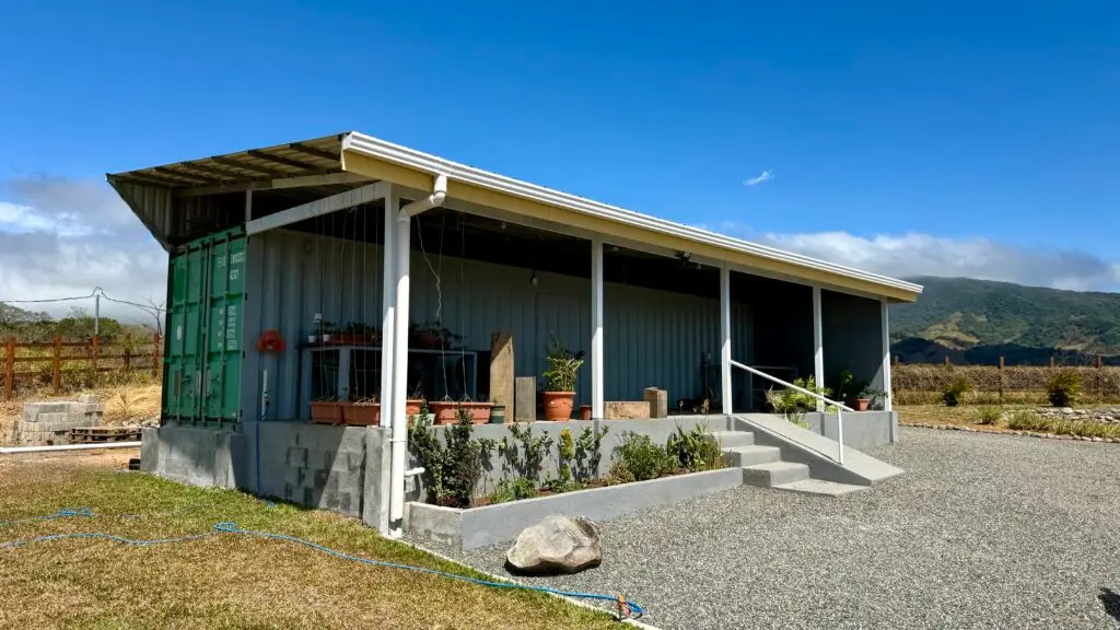 Atelier et bodega de la maison au Costa Rica