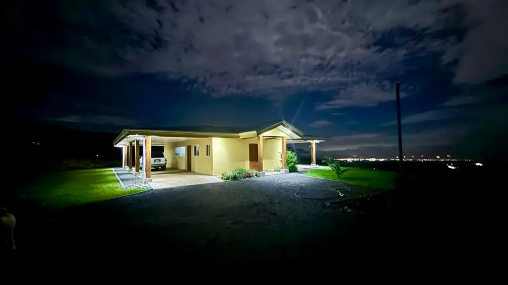 Haus in Costa Rica – Abendstimmung
