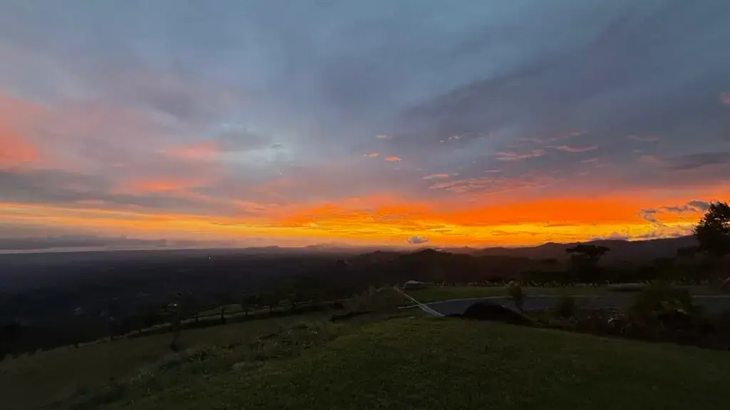 Sonnenuntergang vom Haus in Costa Rica – Pazifikblick